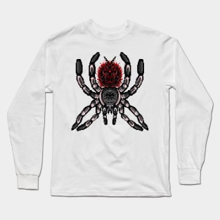 Tarantula Pixel Art Long Sleeve T-Shirt